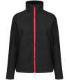 TRA629/RG628 Women's Ablaze Printable Softshell Black / Classic Red colour image